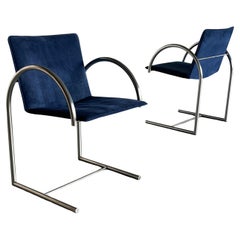 1 des 2 chaises cantilever postmodernes 'Cirkel' de Metaform, années 1980, Pays-Bas