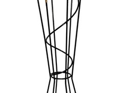 1 de 2 Perchero francés de mediados de siglo Roger Feraud, negro y dorado, Space Age