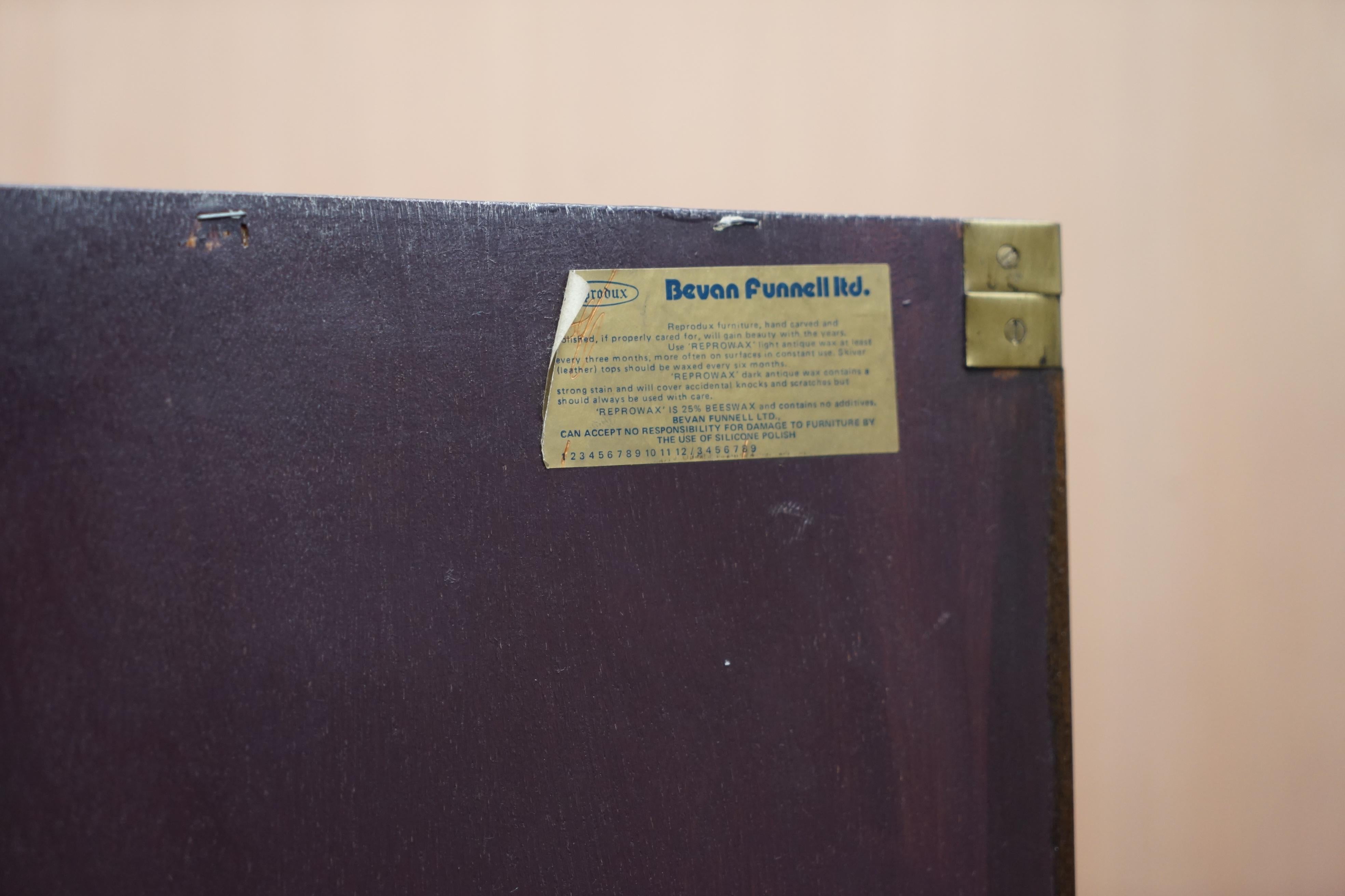 1 of 2 Stunning Bevan Funnell Military Campaign Wardrobes Brass Handles 5