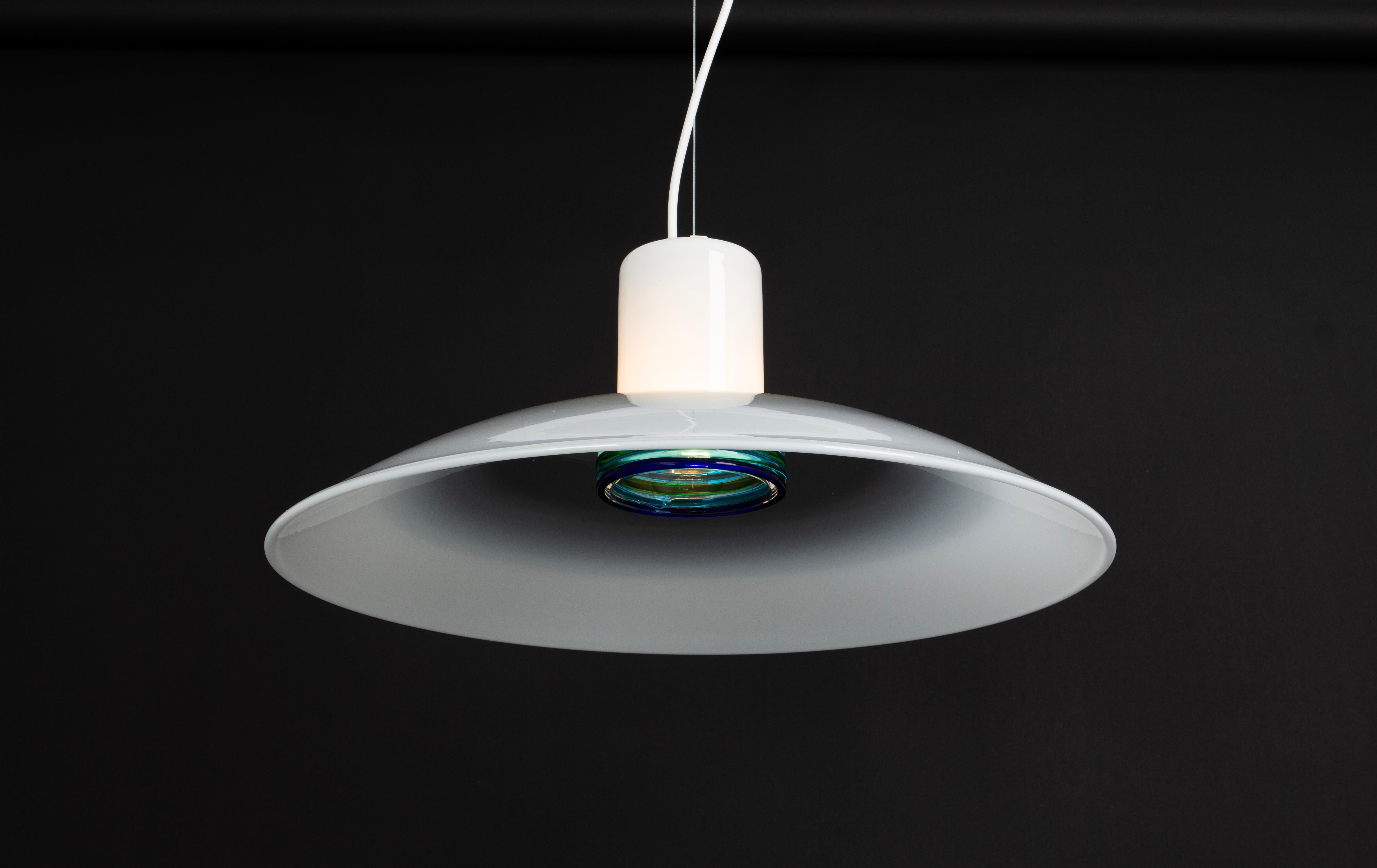 Stupefacente lampada a sospensione di Murano disegnata da Carlo Nason per Kalmar, anni '1980 in vendita 1