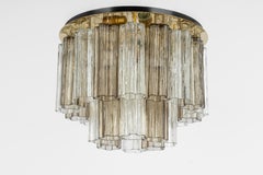 1 de 2 Lampadaire en verre de Murano Tronchi par Venini pour Kalmar, Autriche, années 60