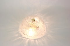 1 of 2 Venini Ceiling Lights Attributed to Carlo Scarpa for Venini, 1950s