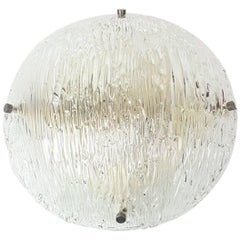 1 of 2 Venini Ceiling Lights Attributed to Carlo Scarpa for Venini, 1950s