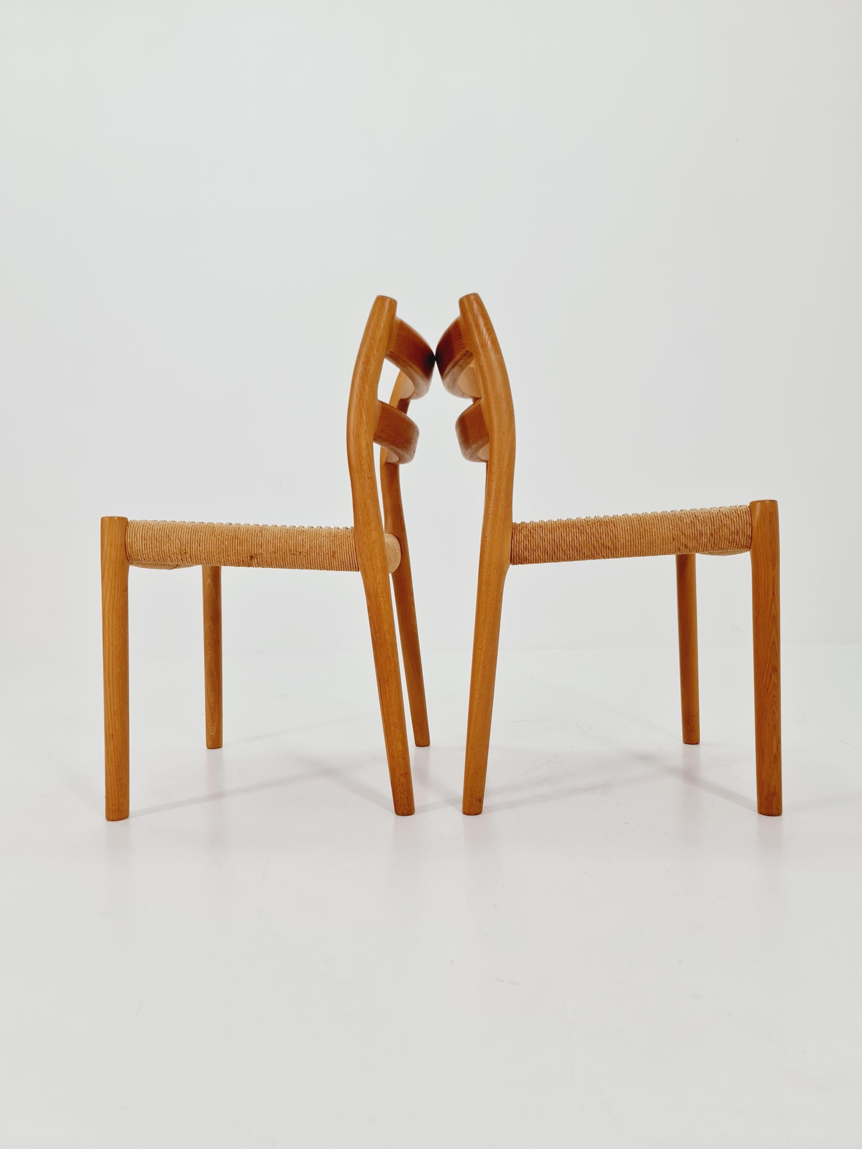 1 di 2 Salotti d'epoca in Oak di Niels Otto Møller Modello 84 , anni '60 in vendita 3