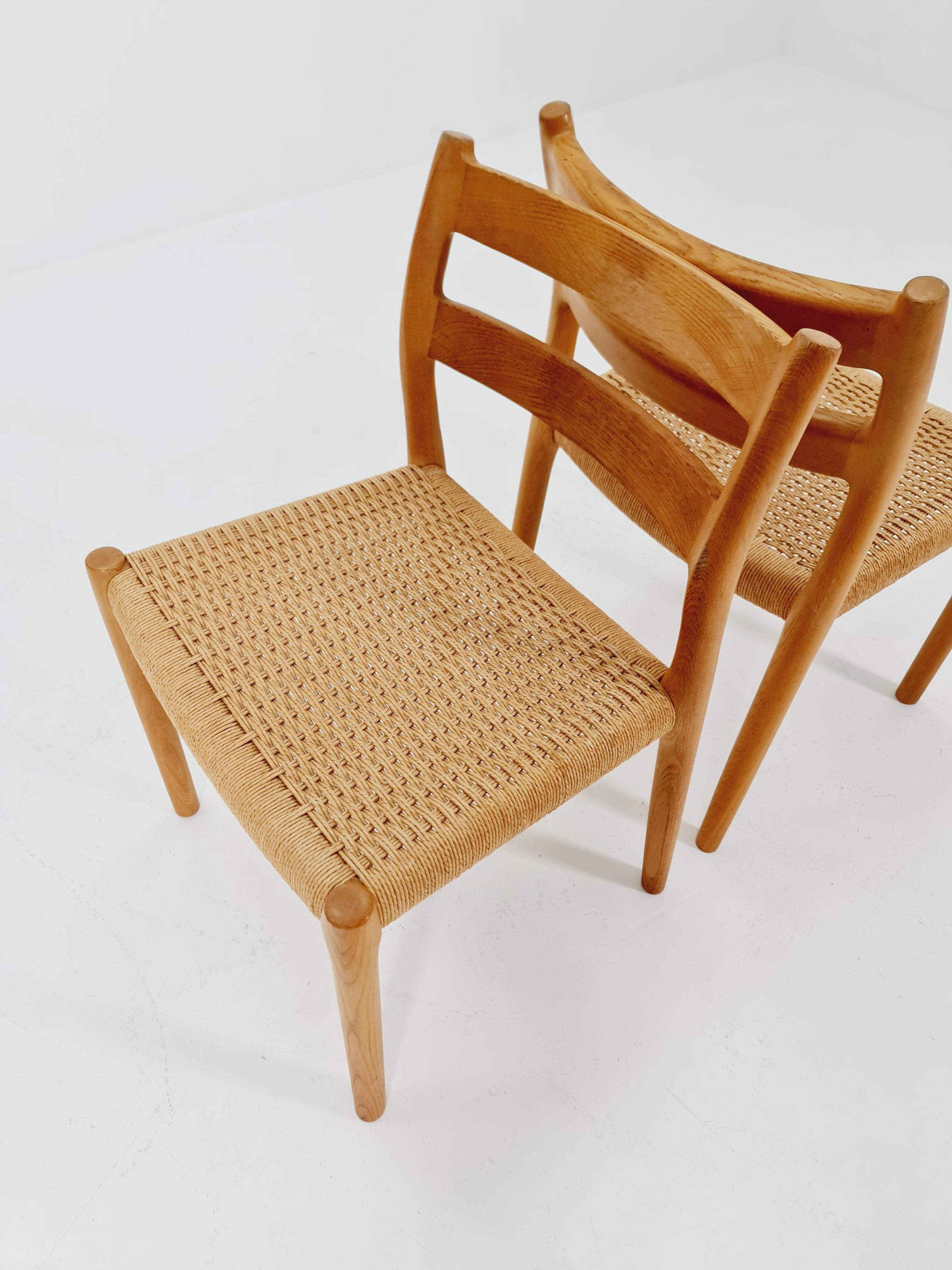 1 di 2 Salotti d'epoca in Oak di Niels Otto Møller Modello 84 , anni '60 in vendita 5
