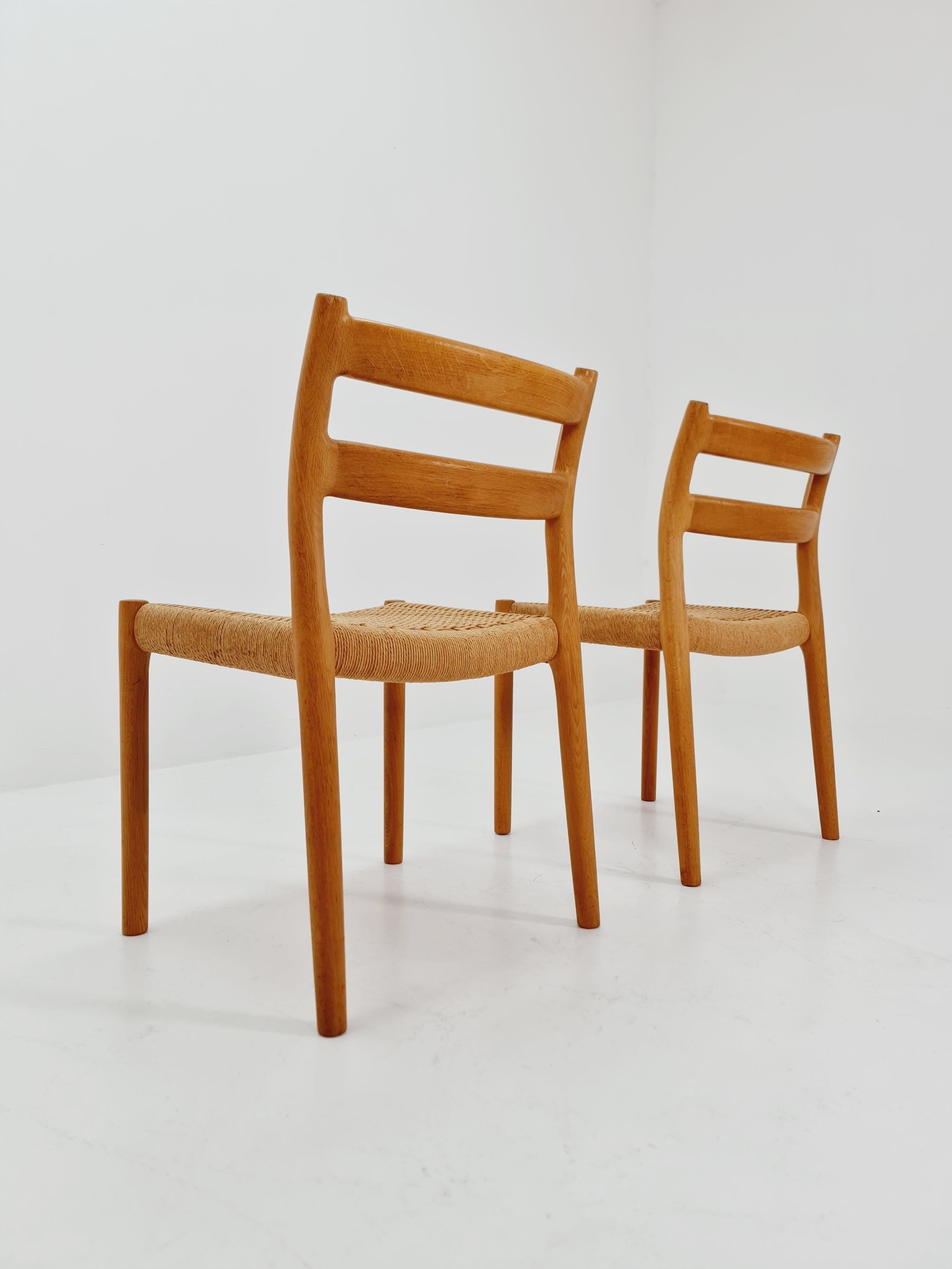 1 di 2 Salotti d'epoca in Oak di Niels Otto Møller Modello 84 , anni '60 in vendita 1