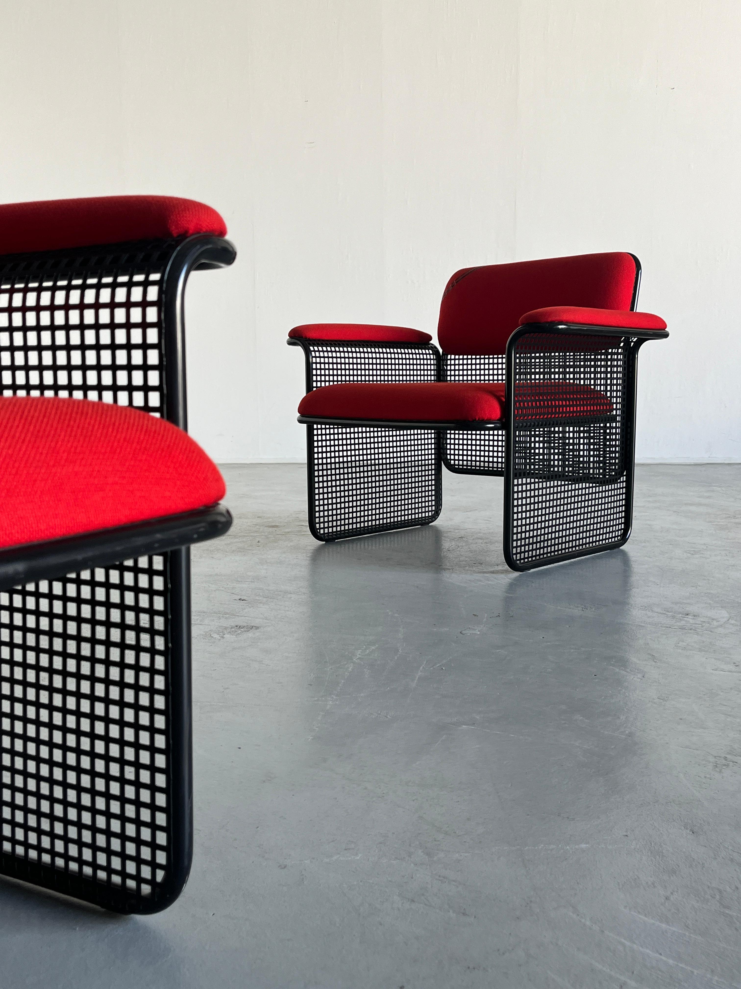1 of 2 Vintage Italian Postmodern Armchairs by Talin, Italy 1970s 4
