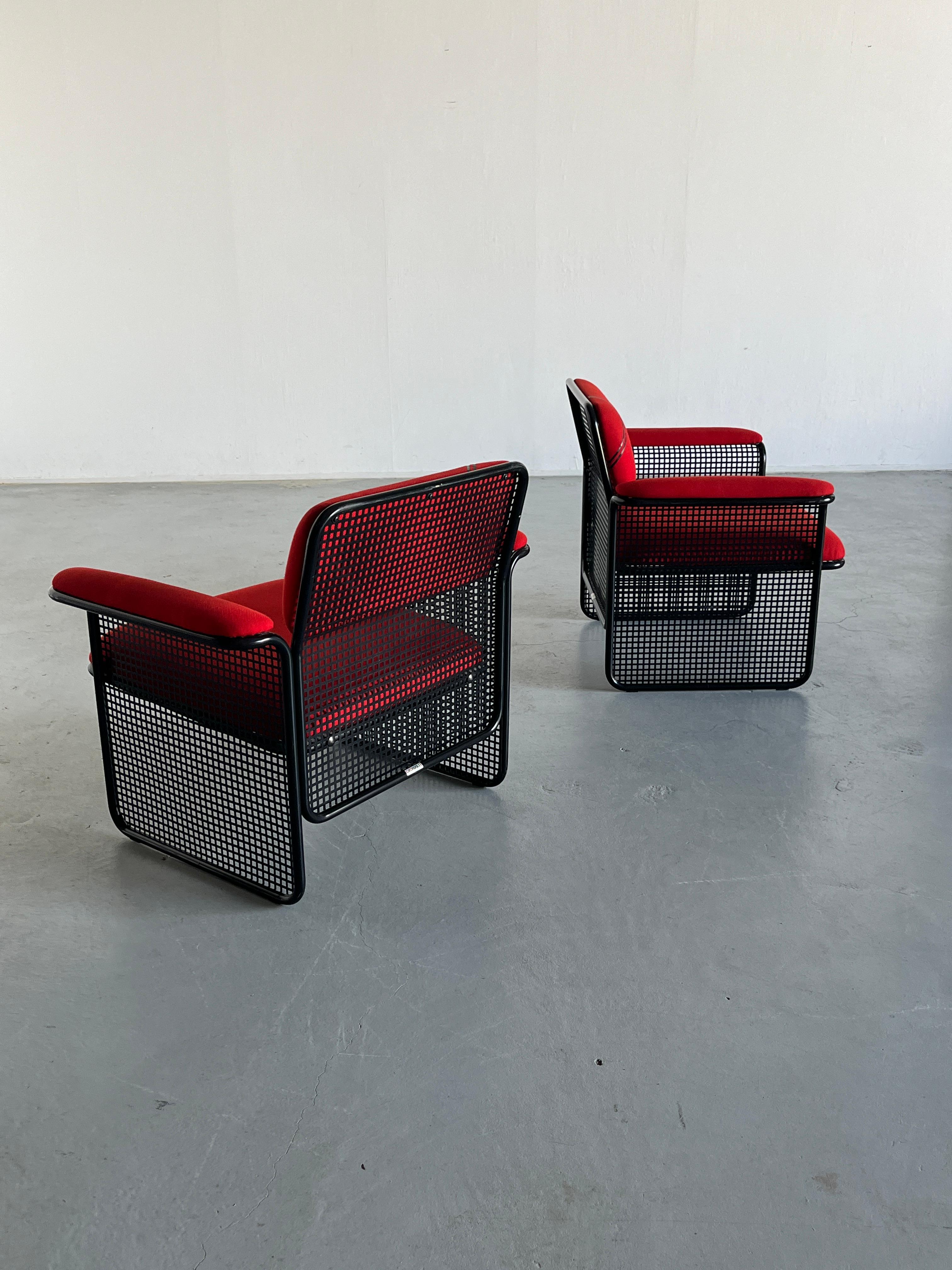 1 of 2 Vintage Italian Postmodern Armchairs by Talin, Italy 1970s 1