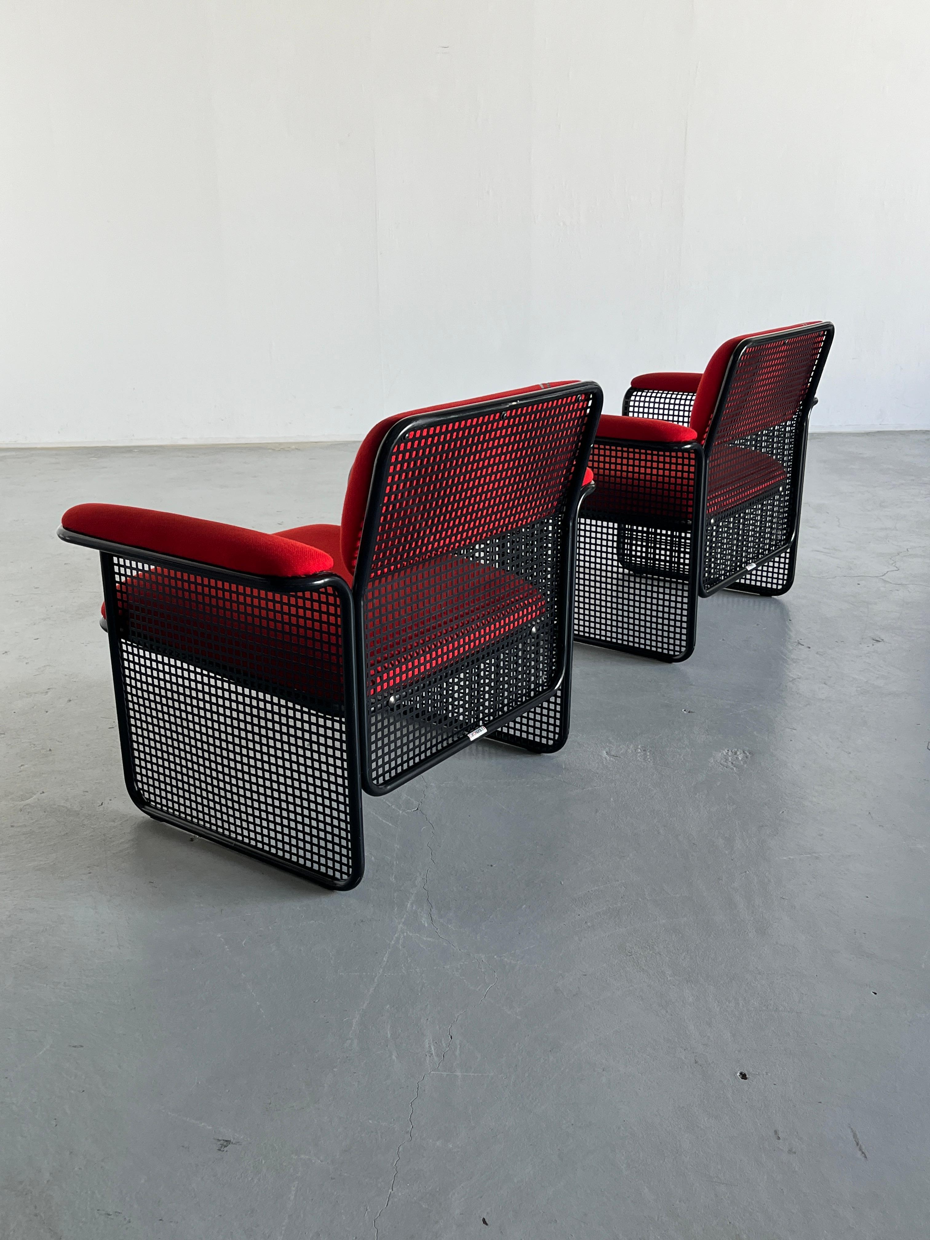 1 of 2 Vintage Italian Postmodern Armchairs by Talin, Italy 1970s 2