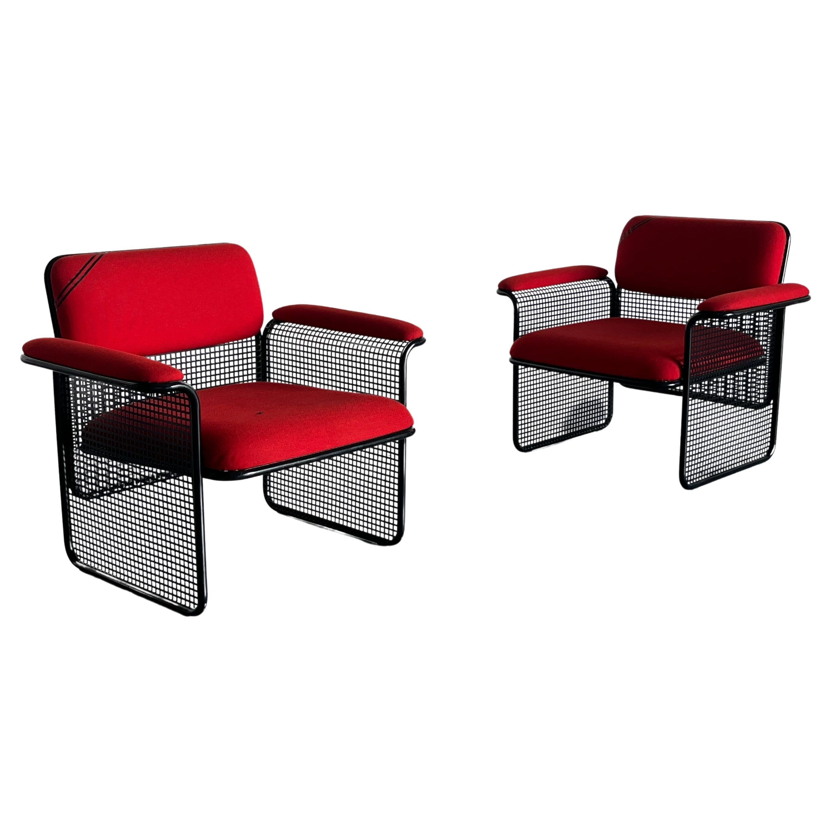 1 of 2 Vintage Italian Postmodern Armchairs by Talin, Italy 1970s