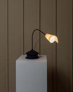 1 of 2 Vintage Table Lamps Origami Look, Italy, 1980s