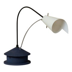 1 of 2 Vintage Table Lamps Origami Look, Italy, 1980s