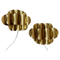 1 of 2 Werner Schou wall lamp for Coronell Electro, Denmark 1970s