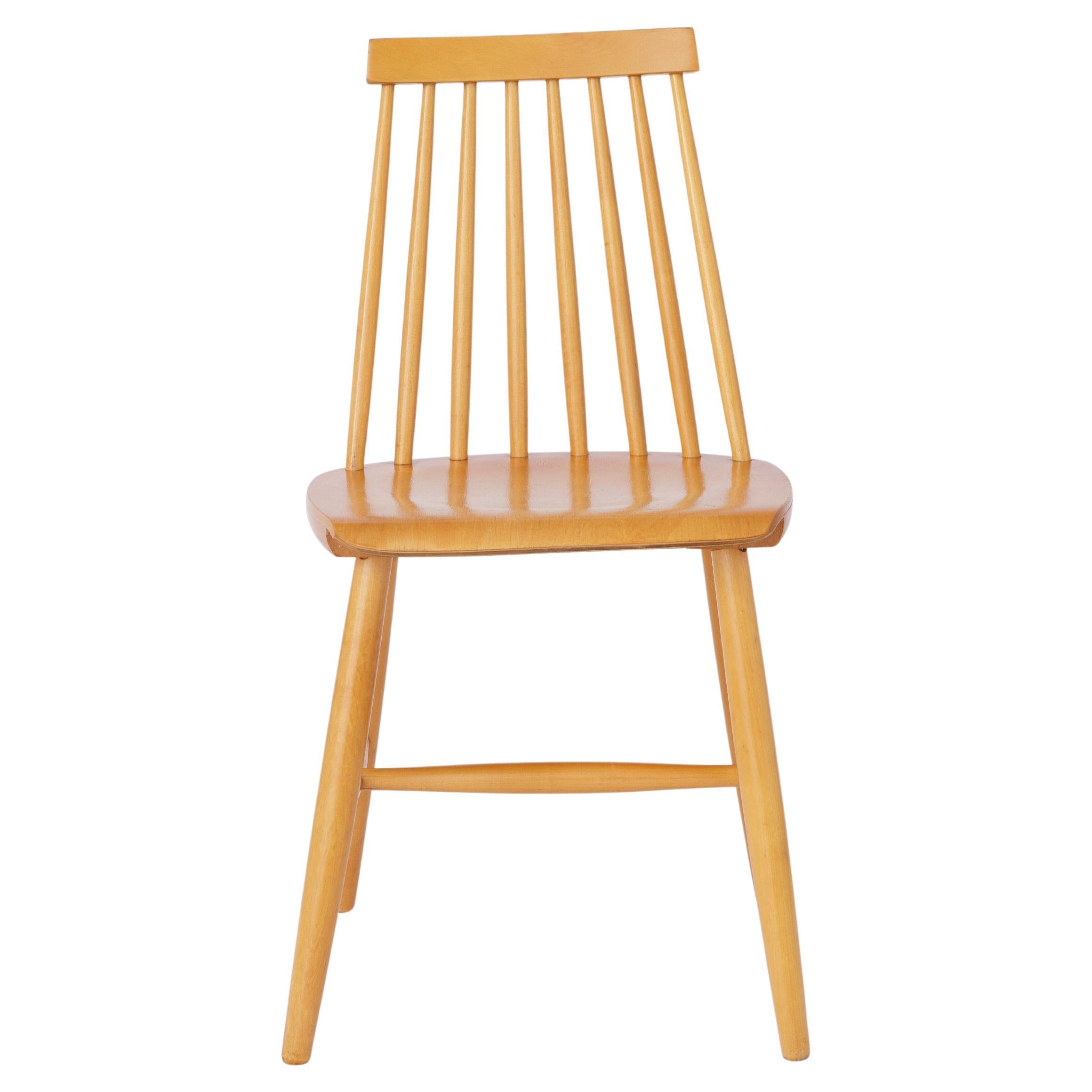 1 de 2 Silla de comedor "Pinocho" Yngve Ekström - Madera de haya sueca, 1960 Vintage