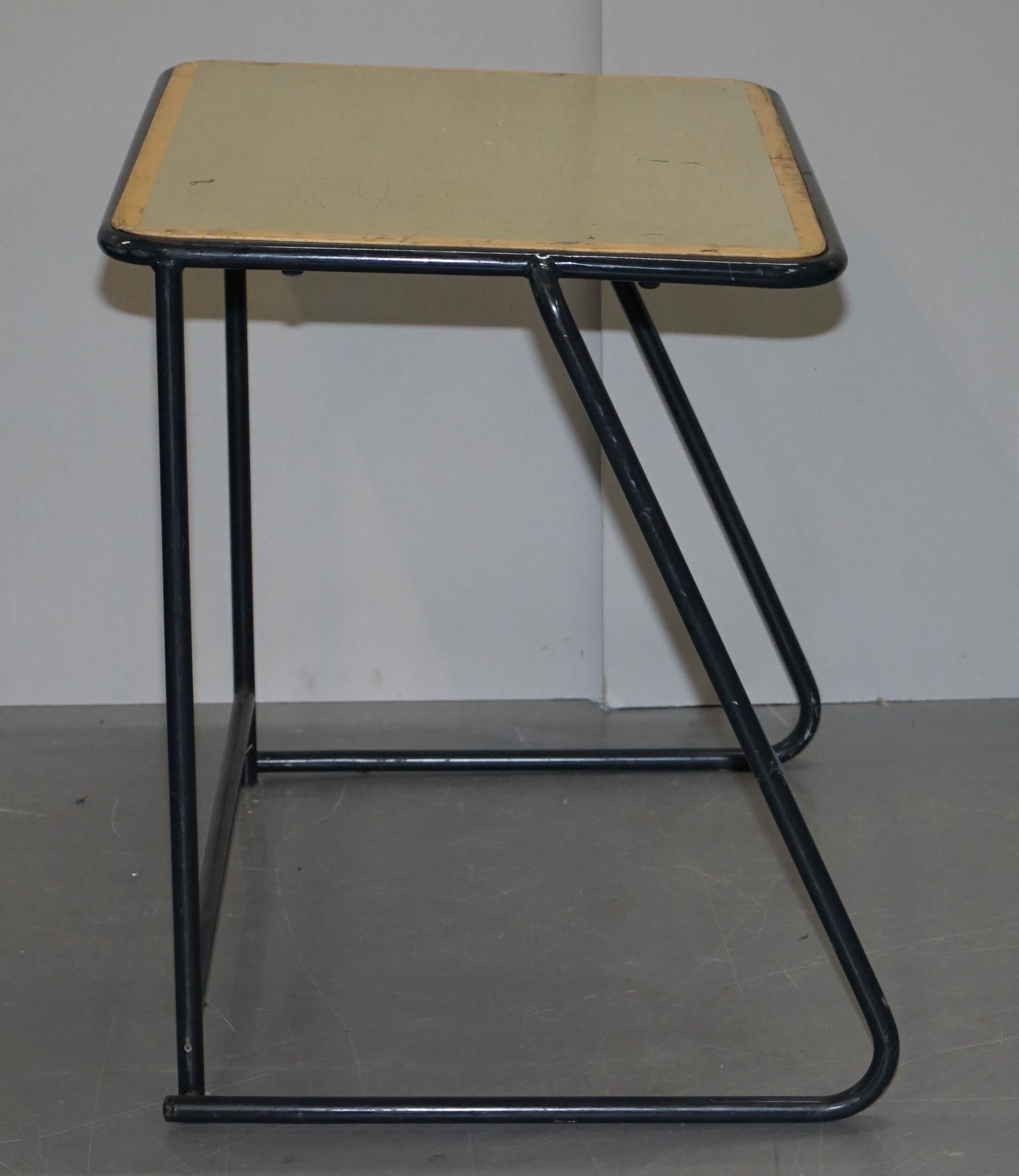 1 of 20 British Military Army Stacking Desk Tables Full Sized Stainless Steel For Sale 2