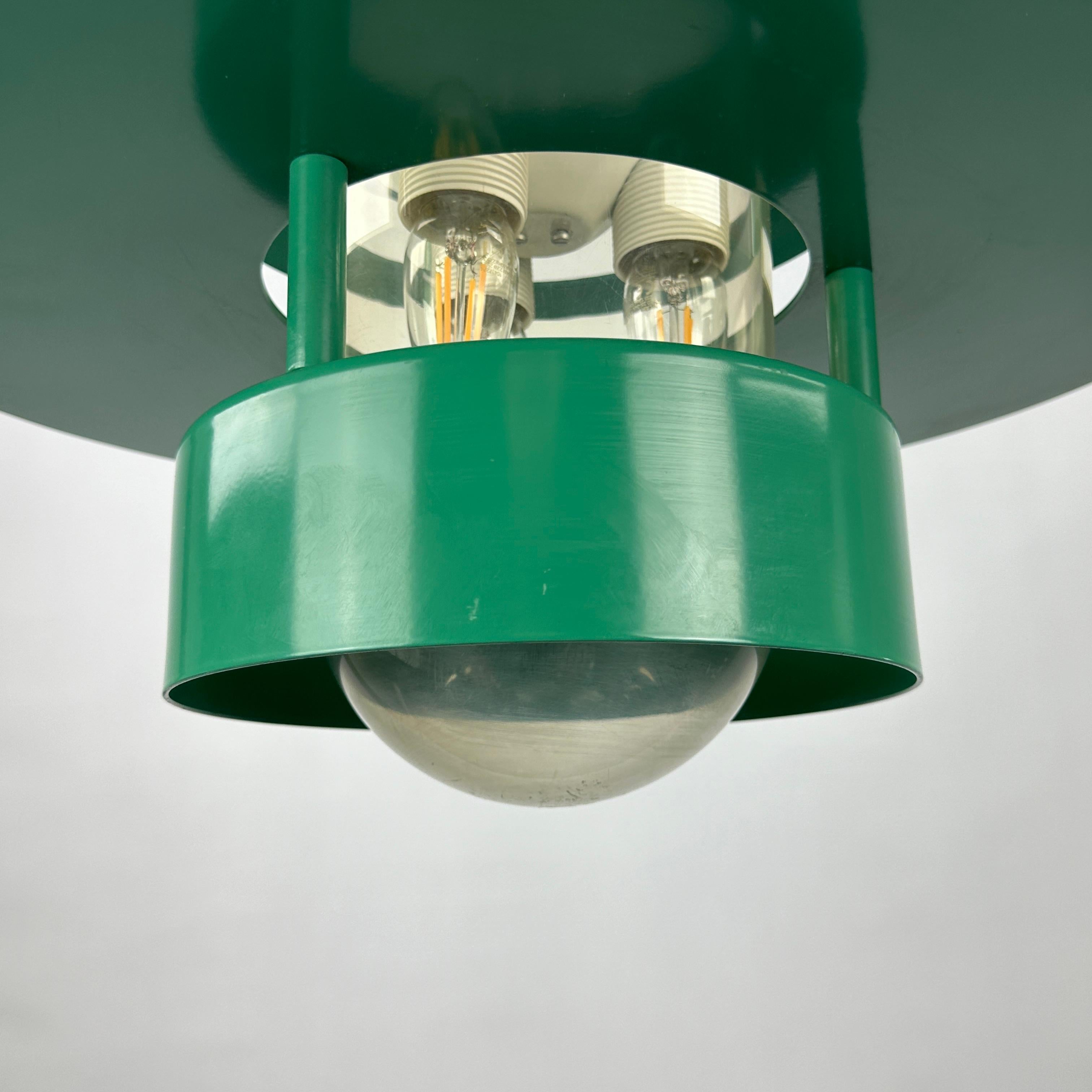 1 of 20 Louis Poulsen green pendant light Orbiter XL by Jens Møller Jensen For Sale 8