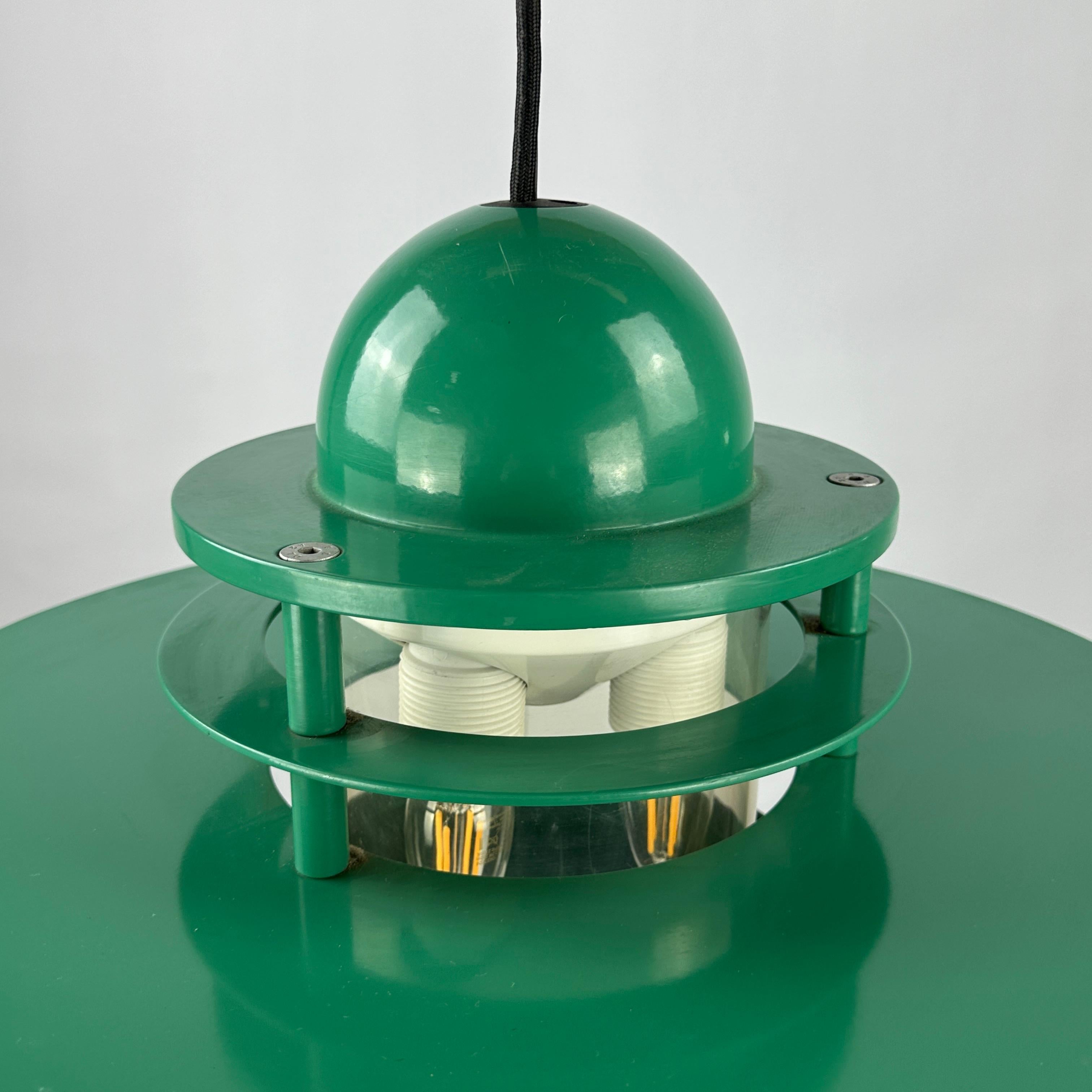 1 of 20 Louis Poulsen green pendant light Orbiter XL by Jens Møller Jensen For Sale 10