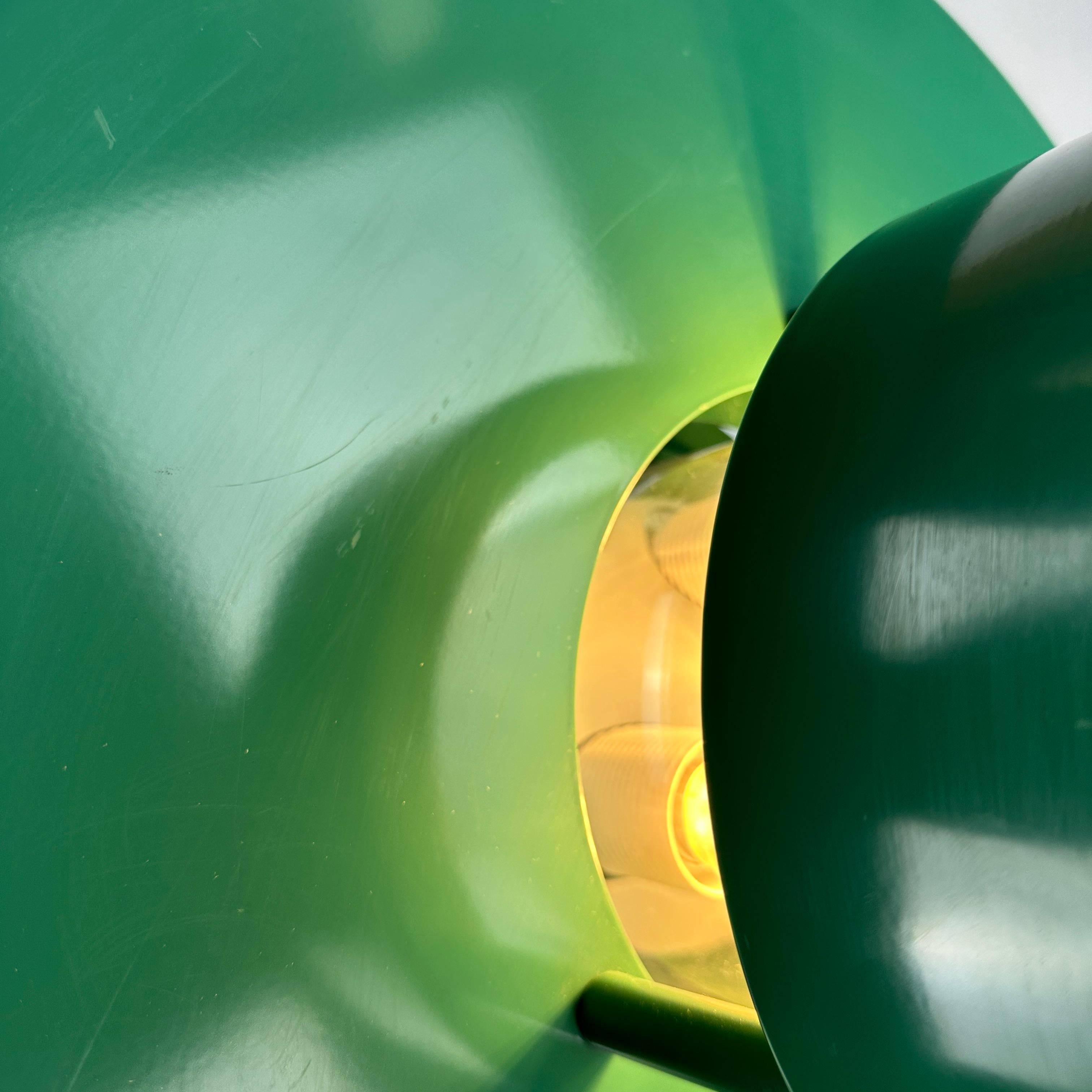20th Century 1 of 20 Louis Poulsen green pendant light Orbiter XL by Jens Møller Jensen For Sale