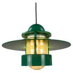 1 of 20 Louis Poulsen green pendant light Orbiter XL by Jens Møller Jensen