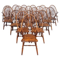 Used 1 of 20 Windsor Tall Spindle Back Armchair in Beech, Yugoslavia 1950s