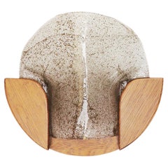 1 'of 3' 1960 Allemagne Applique murale moderniste Aventurine Murano Glass & Wood