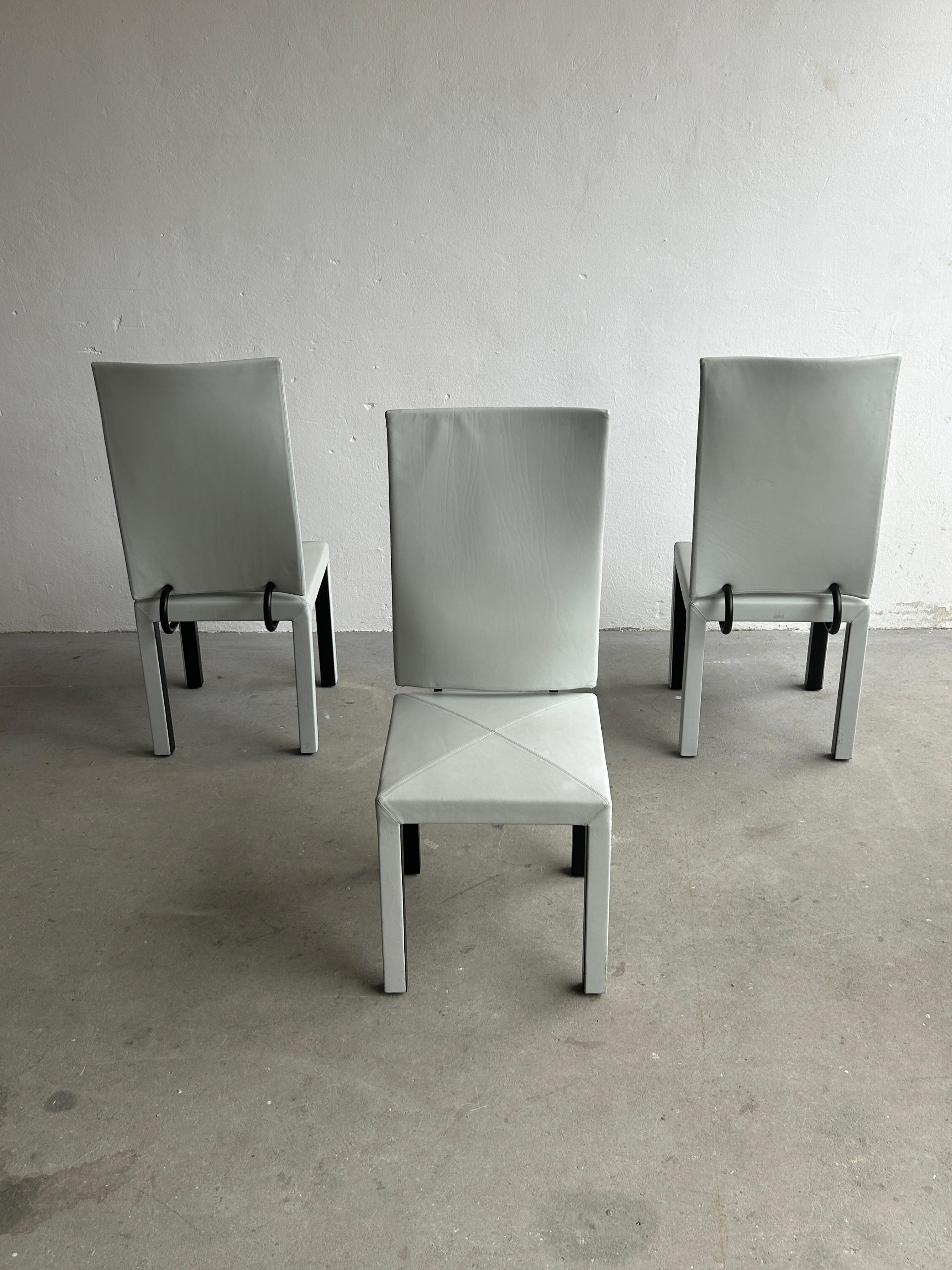 Mid-Century Modern 1 des 3 fauteuils Arcadia « Arcalla » en cuir vintage de Paolo Piva pour B&B Italia en vente