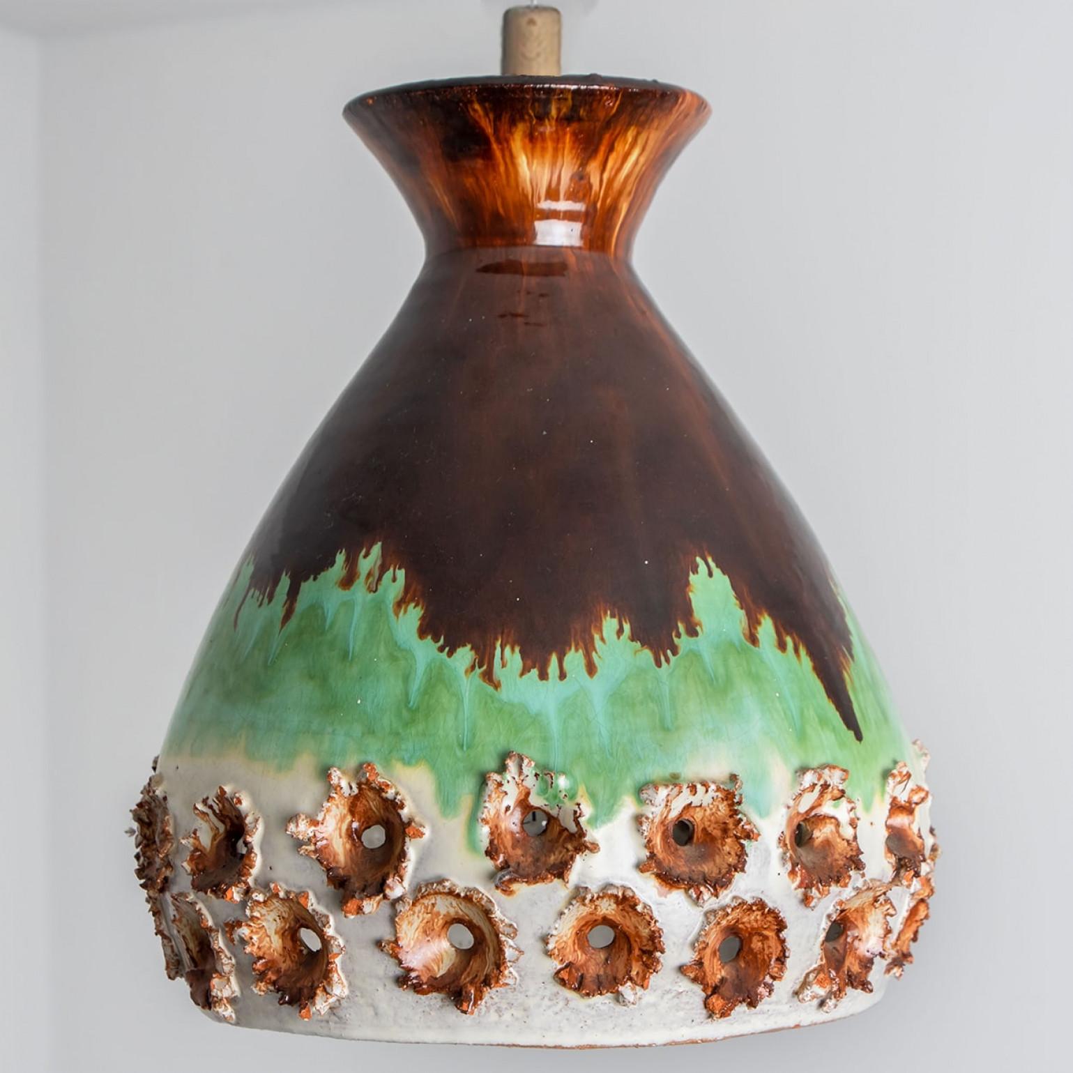 1 de 3 Lights en céramique Brown & Greene Greene, Danemark, 1970 en vente 1