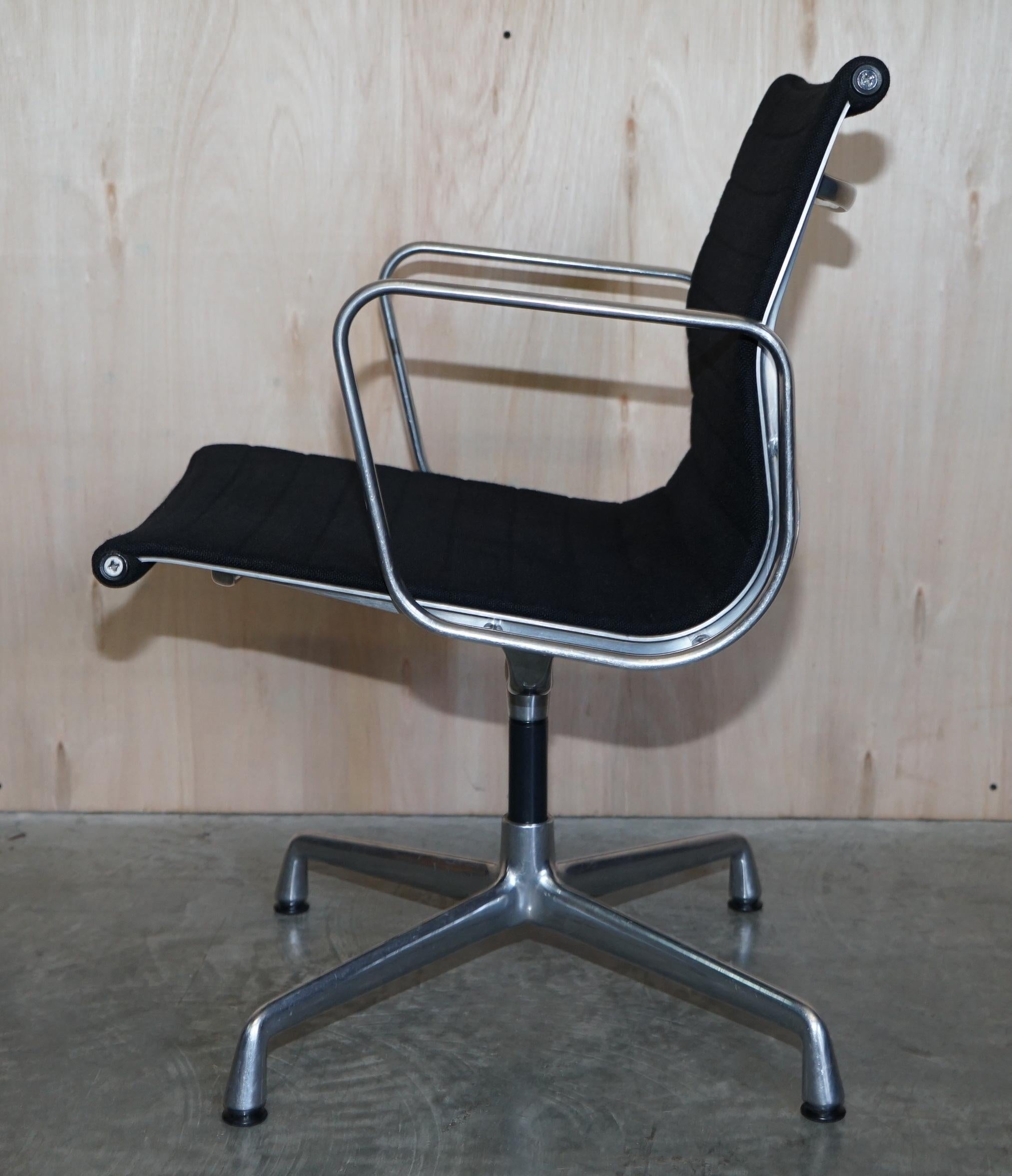 1 of 3 Charles & Ray Vitra Eames EA108 Hopsak Swivel Office Armchairs For Sale 6