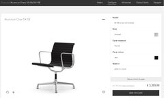 1 of 3 Charles & Ray Vitra Eames EA108 Hopsak Swivel Office Armchairs