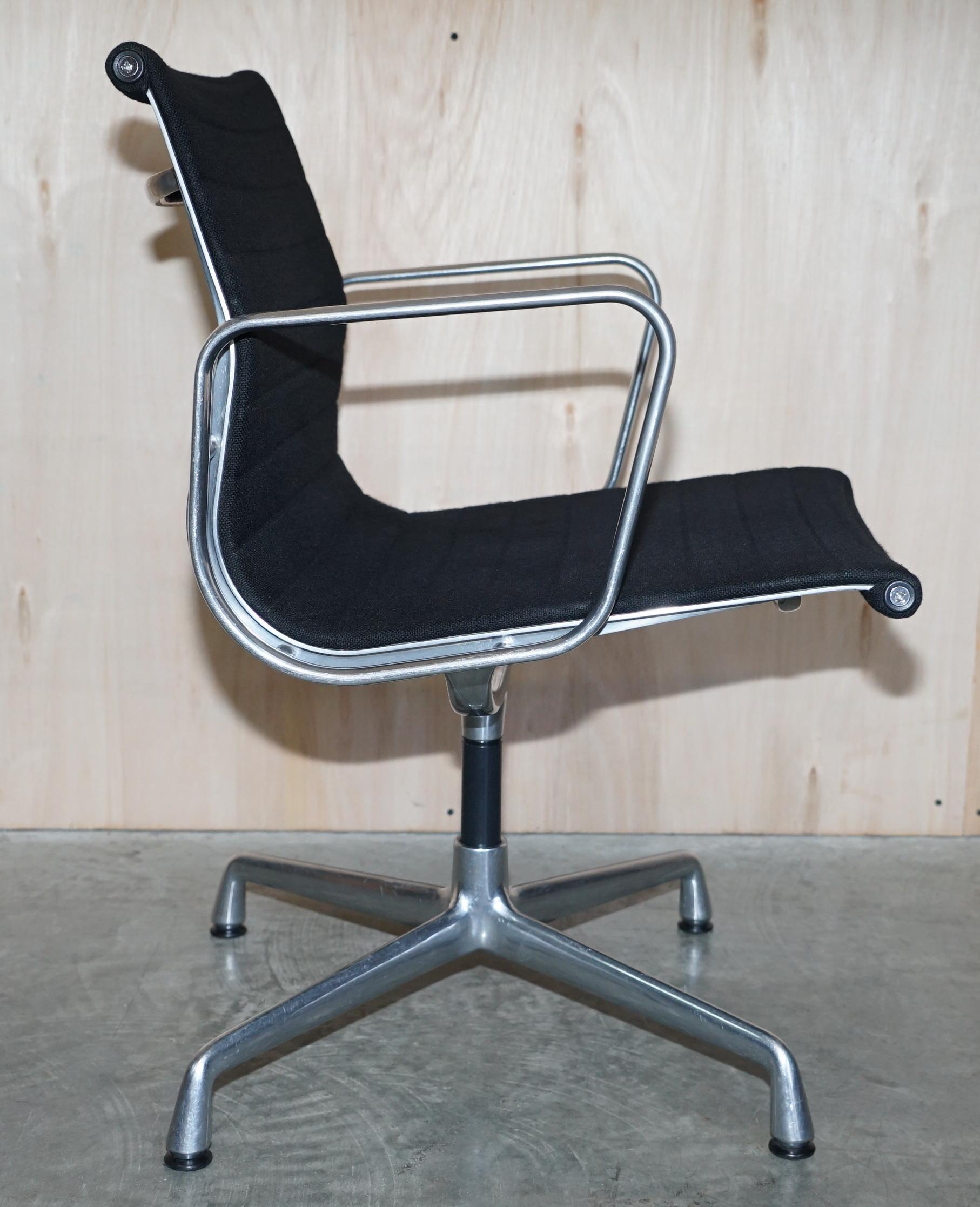 1 of 3 Charles & Ray Vitra Eames EA108 Hopsak Swivel Office Armchairs For Sale 2