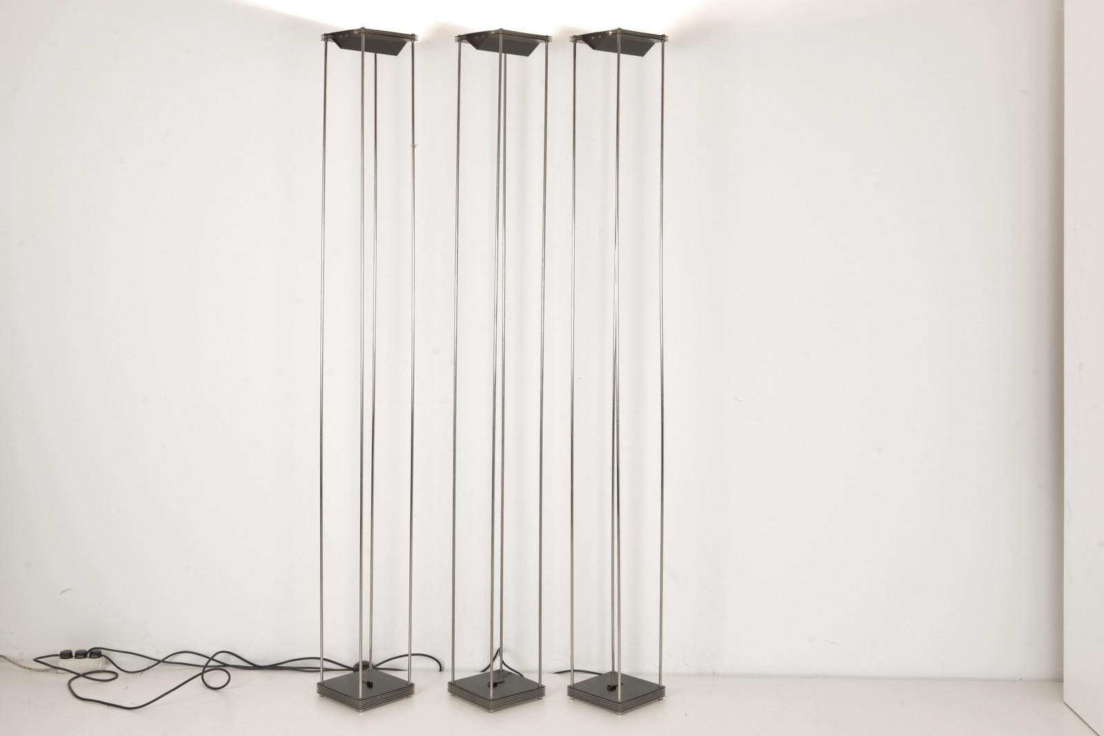 Late 20th Century 1 of 3 Floor Lamps Basis by Jean Marc da Costa for SERIEN, Germany - 1984 For Sale