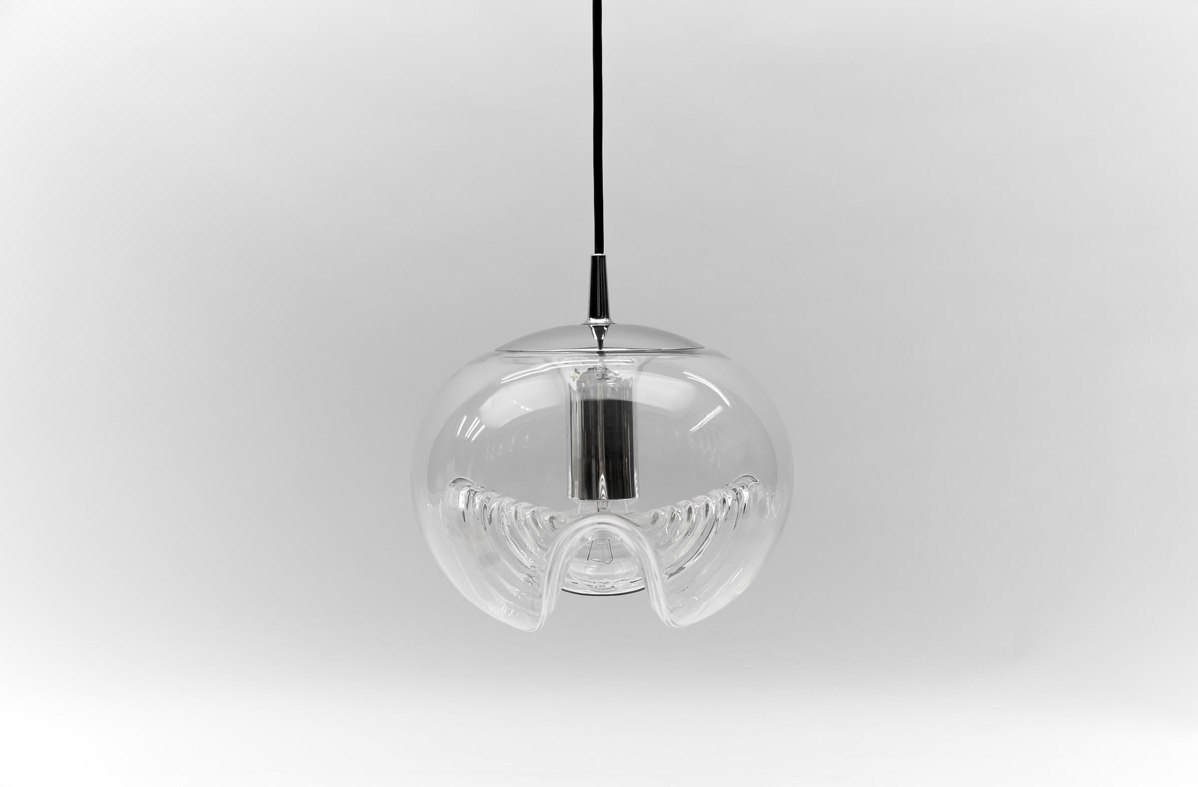 1. of 3 Glass Ceiling Lamp 
