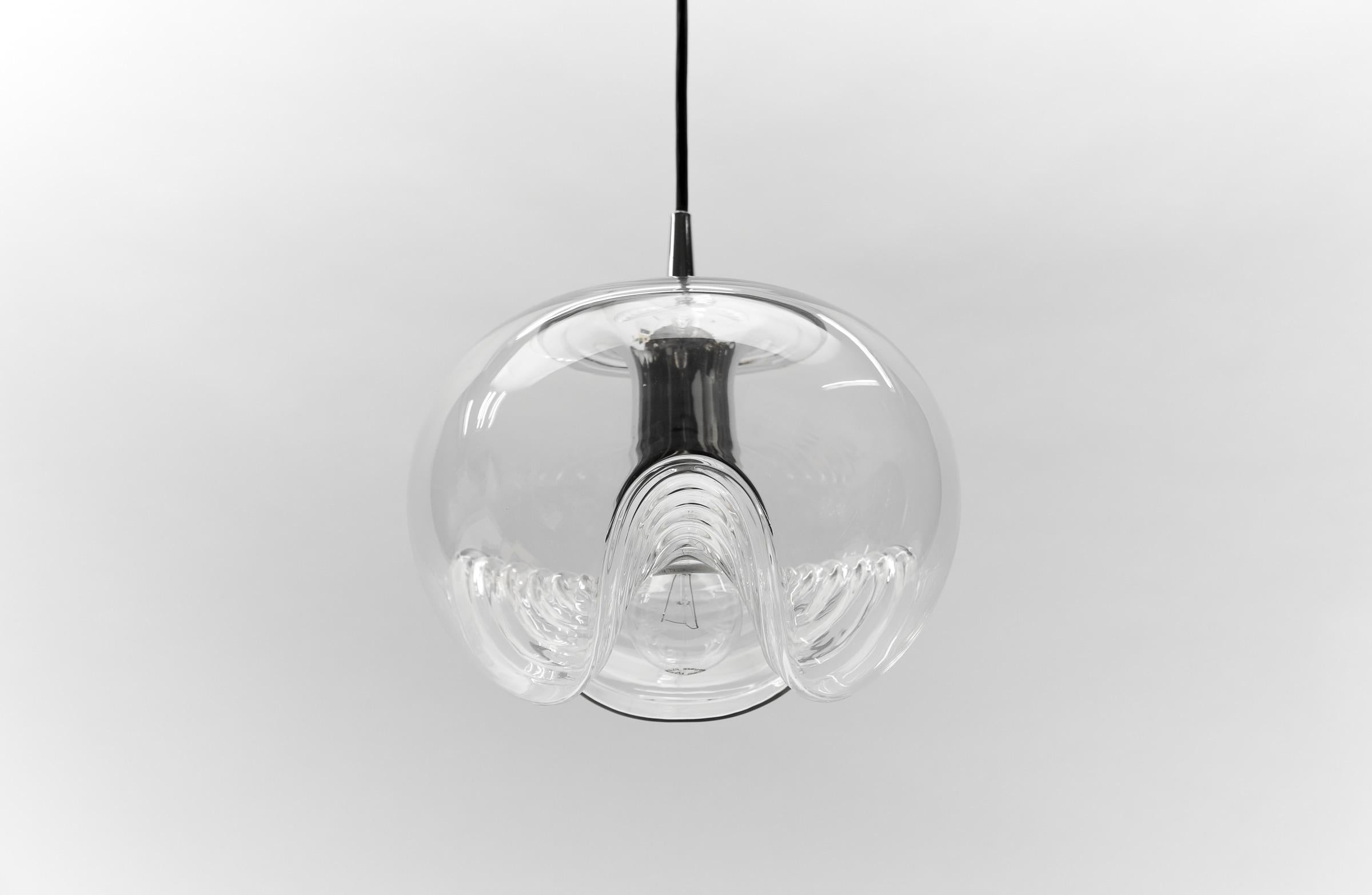 1. of 3 Glass Ceiling Lamp 