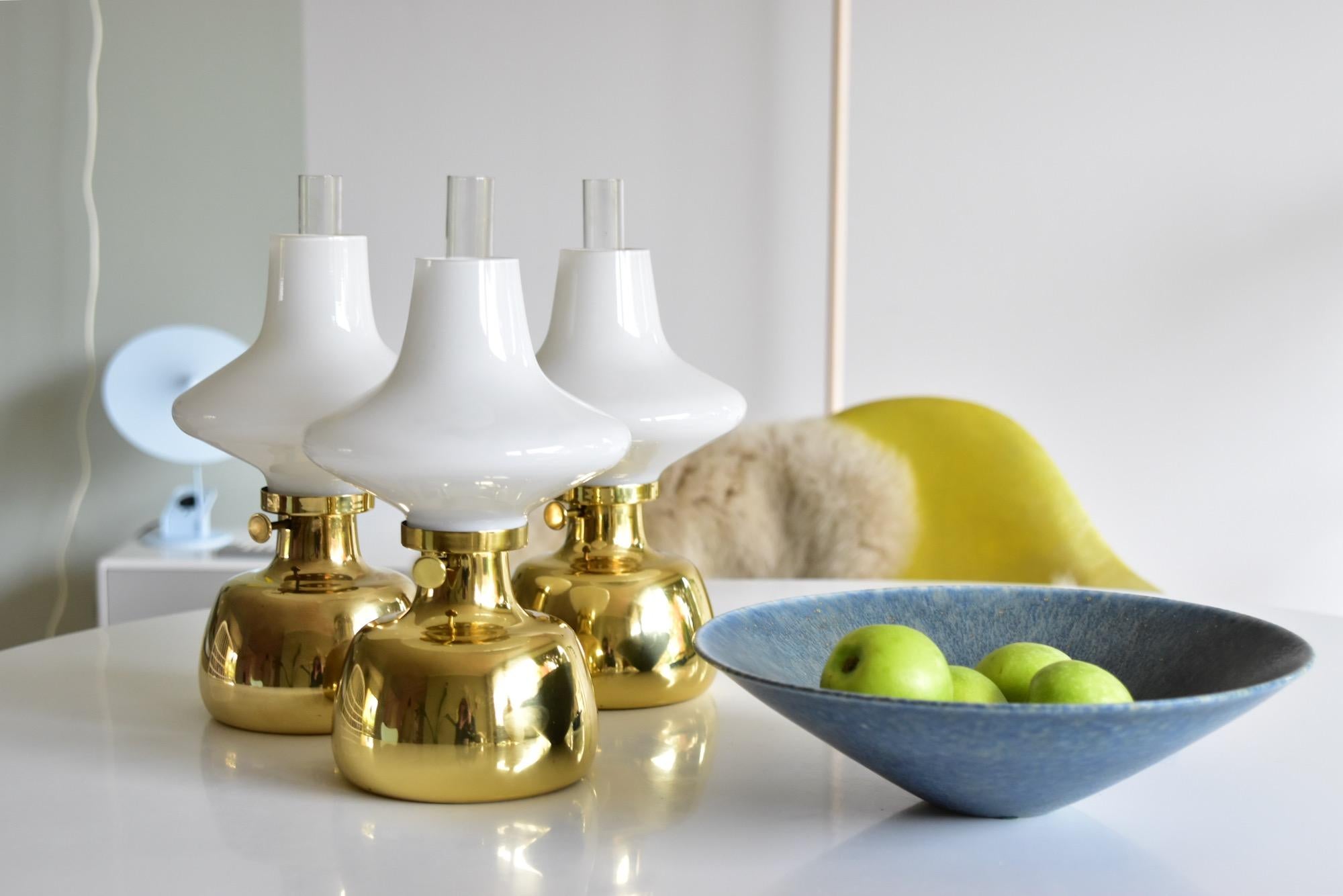 1 of 3 Henning Koppel Petronella Oil Lamp by Louis Poulsen, Denmark 7