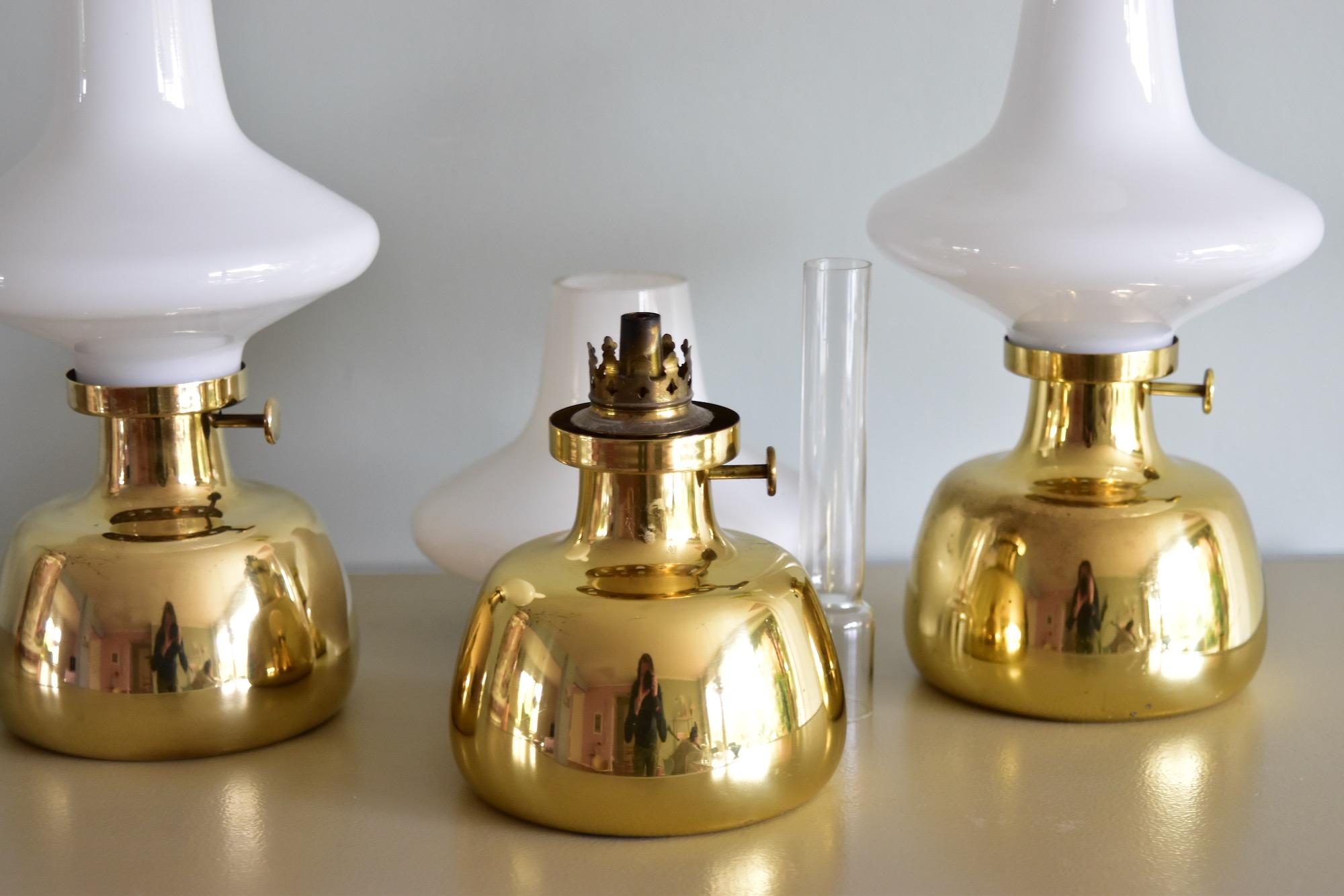 Danish 1 of 3 Henning Koppel Petronella Oil Lamp by Louis Poulsen, Denmark