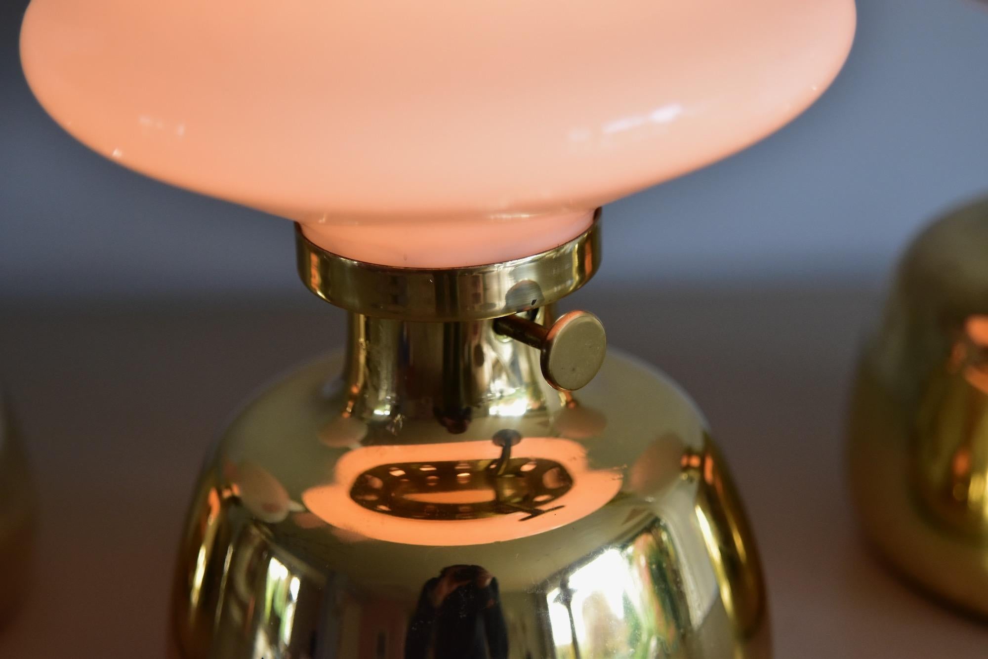 Brass 1 of 3 Henning Koppel Petronella Oil Lamp by Louis Poulsen, Denmark
