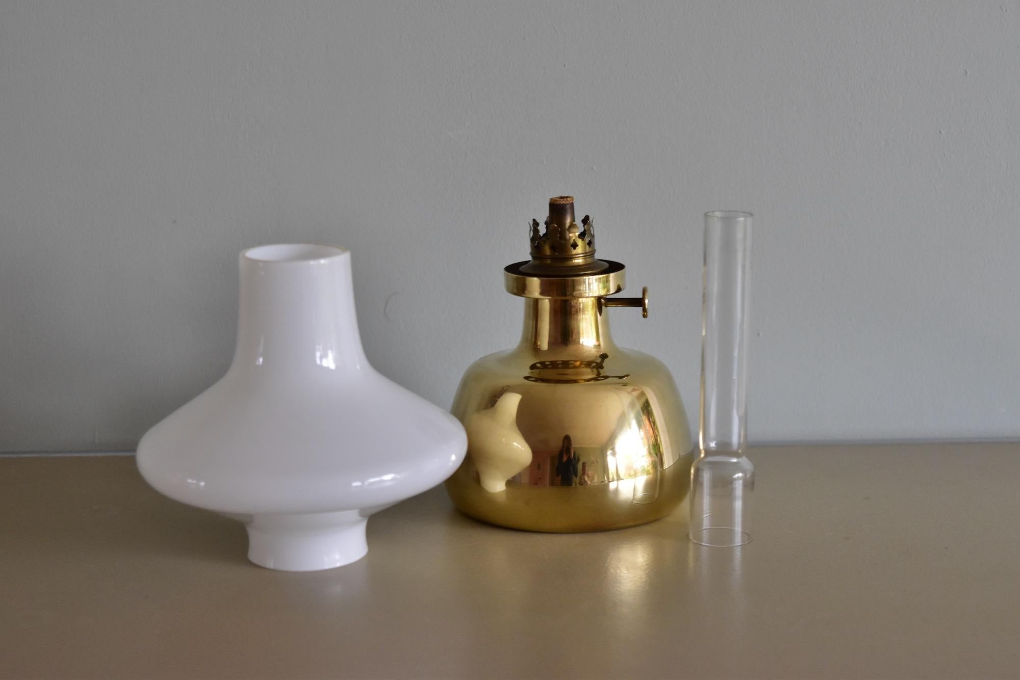 1 of 3 Henning Koppel Petronella Oil Lamp by Louis Poulsen, Denmark 2