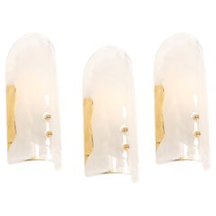 1 von 3 Kalmar Murano Glas Wandleuchten, Österreich, 1960er Jahre