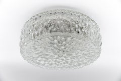 1. of 3 Large Bubble Glass Wall Lamp / Flush Mount by Limburg, 1960s Germany