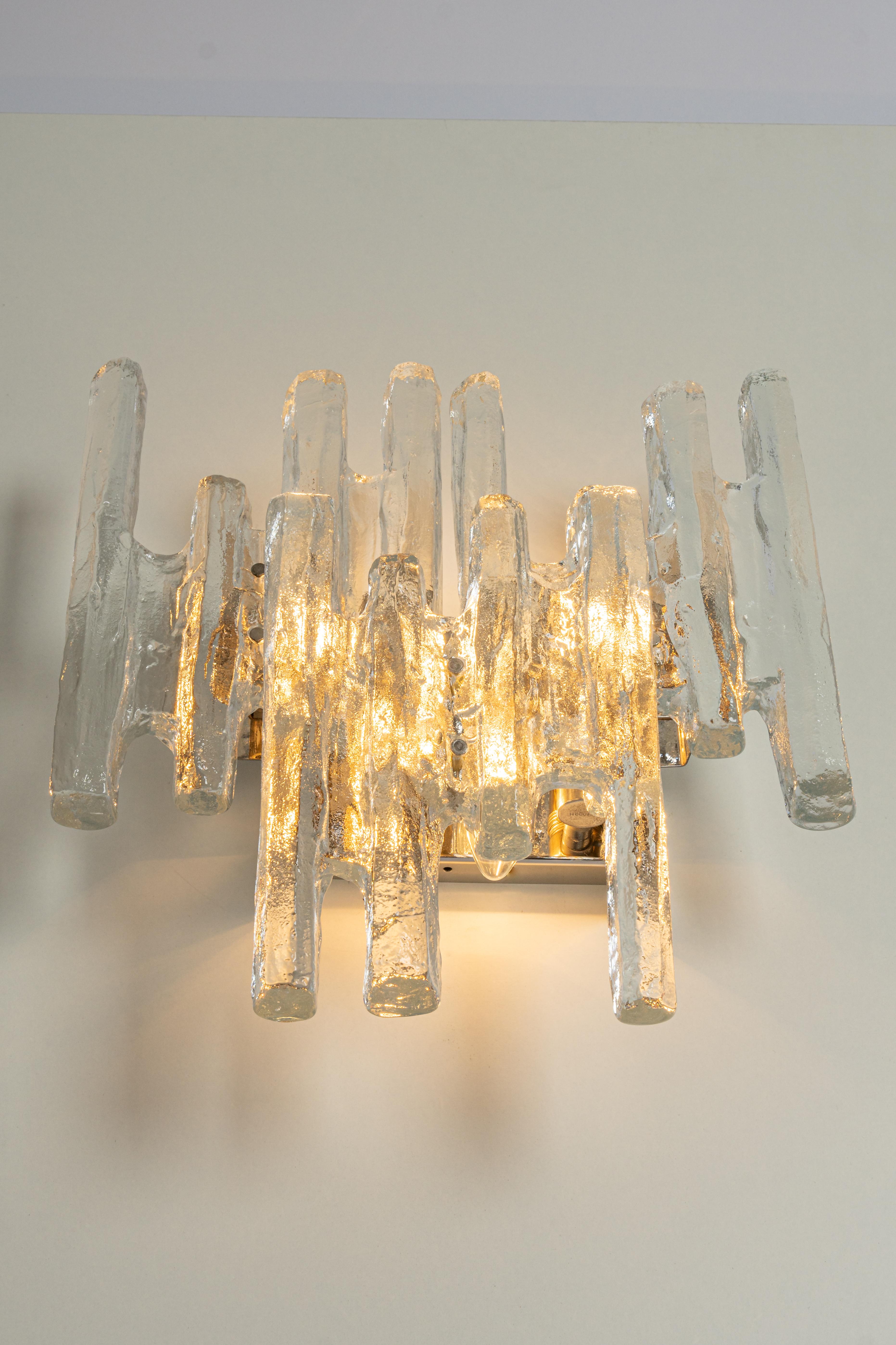 1 de 3 Aplique grande Kalmar de Kalmar, Austria, años 60 Cristal de Murano en venta