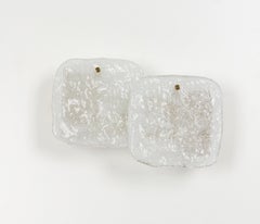 1 of 3 Large Kalmar Wall Lights Murano Glass by Kalmar, Austria, 1960s