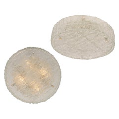 1 des 3 grands luminaires en verre de Murano par Kaiser, Allemagne, années 1960
