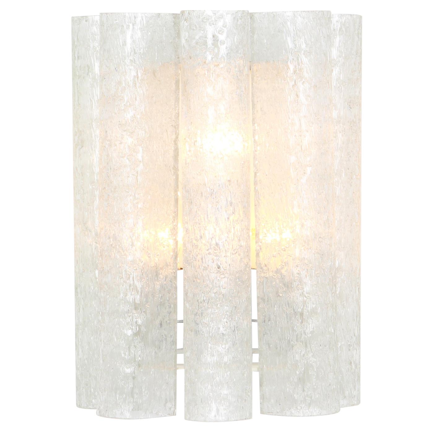 1 of 3 Large Murano Glass Wall Sconces by Doria, Germany, 1960s