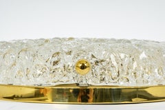 1 von 3 Großer runder Eisglas-Wandhalter von Hillebrand, Deutschland, 1970er Jahre