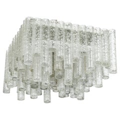 1 de 3 Grandes e impresionantes Tubos de cristal de Murano de la colección Doria Germany, años 60