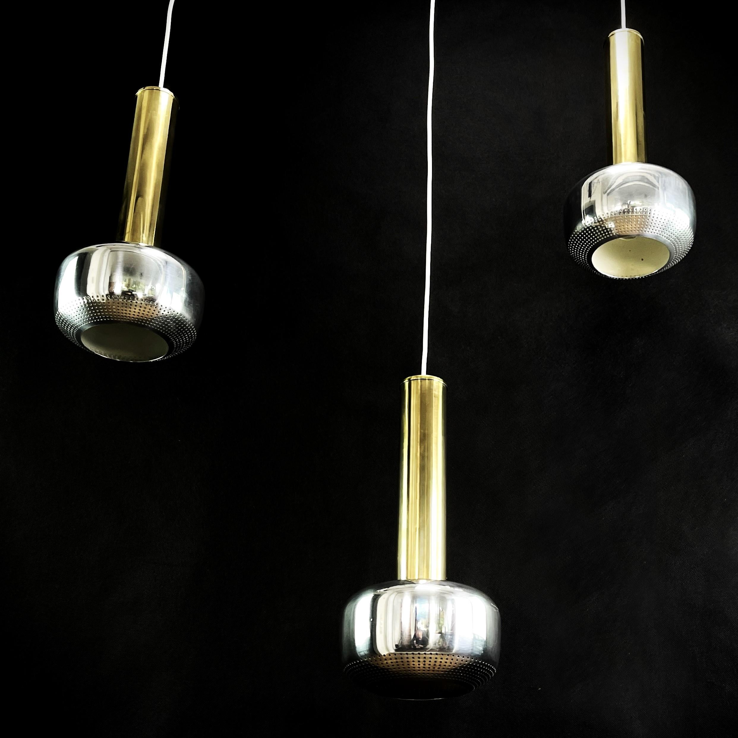 German 1 of 2 Louis Poulsen ceiling lamp Design by Vilhelm Lauritzen, 1960, Dänemark For Sale