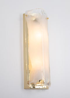 1 of 3 Mid Century Kalmar Murano Glass Sconce Wall Light, Austria, 1960s