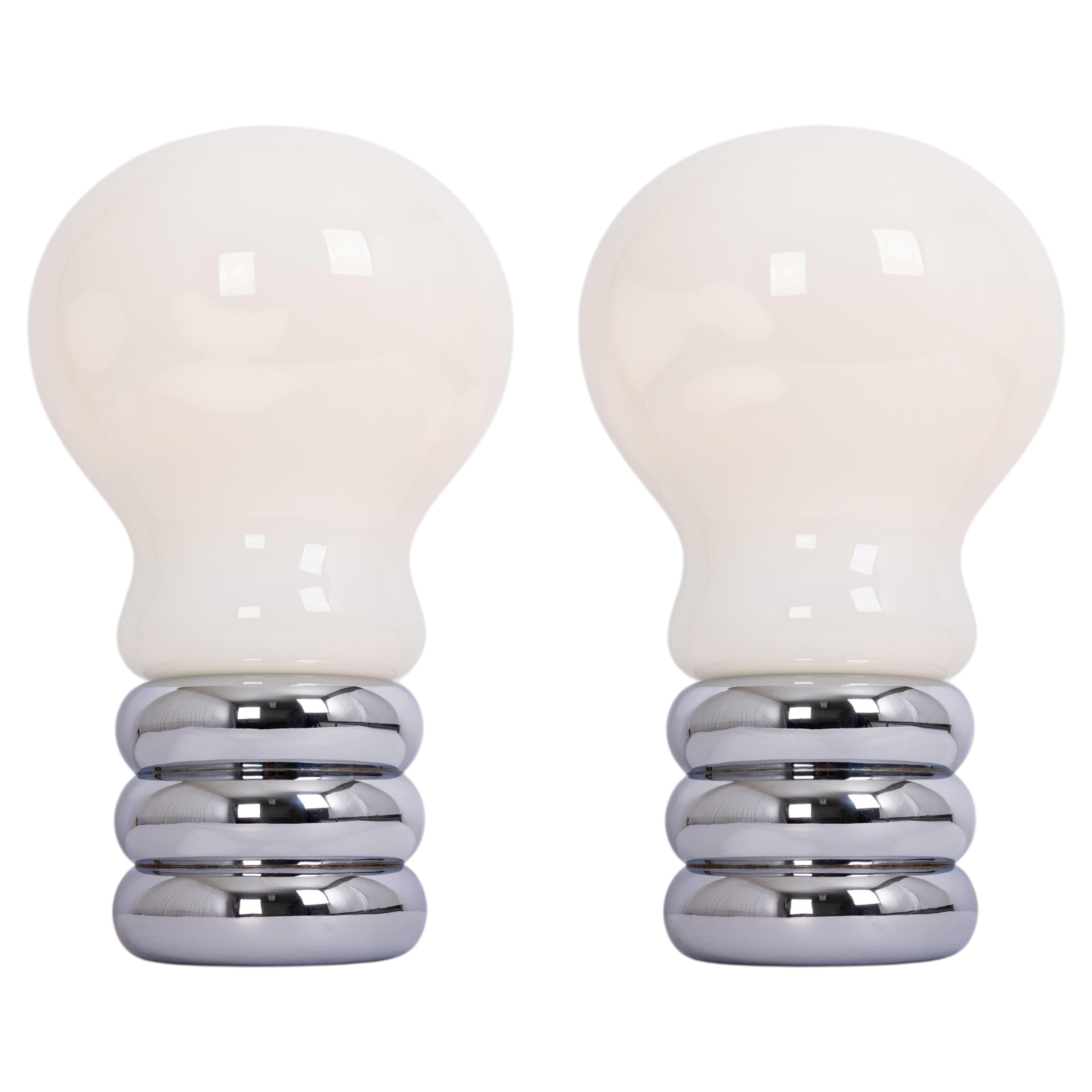 Pre-owned M Design 1 Of 3 Mid-century Modern German Giant Bulb By Ingo Maurer 1960s In Transparent