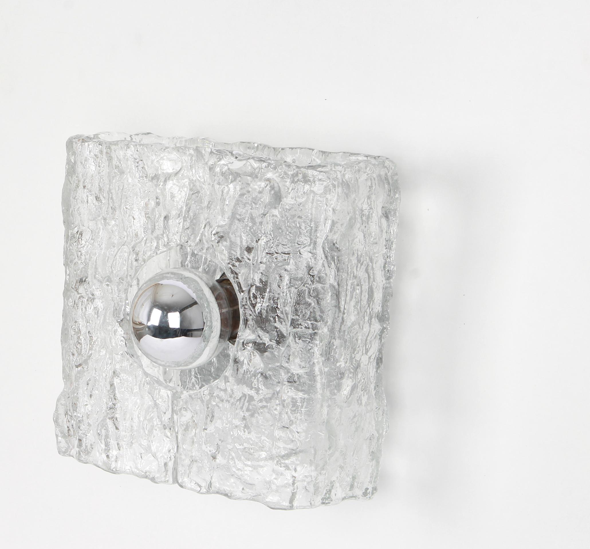 1 de 3 Apliques de tocador de cristal de Murano de Kaiser, Alemania, años 70 Alemán en venta