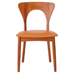 1 de 2 Silla Niels Koefoed Años 60, modelo Peter, Danesa, Teca